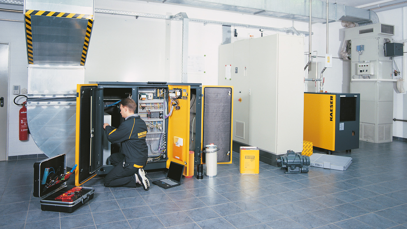 Maintenance d’un compresseur Kaeser au Maroc